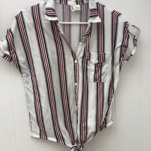 Button up tee